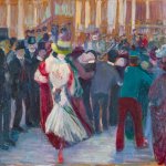 Ida Gerhardi, Tanzbild X (Tanzszene bei Bullier, Paris), 1905