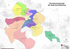 Grundschulbezirke der Stadt Aschaffenburg