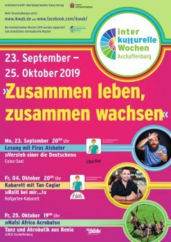 Plakat der Interkulturellen Wochen 2019