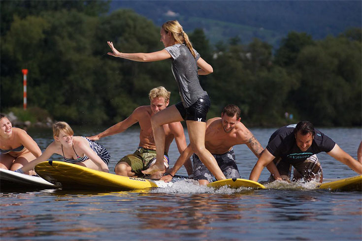 Stand up Paddle auf dem Main