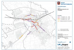 Lärmaktionsplan 2017: Kartierungsnetz Straße