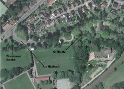 Lageplan des Grillplatzes