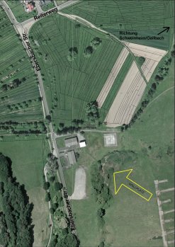 Lageplan des Grillplatzes