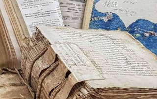 Flyer Ausstellung Papier ist nicht geduldig