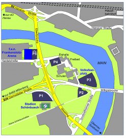 Lageplan f.a.n. frankenstolz arena
