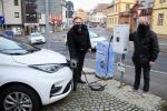 Übergabe des Carsharing-Platzes am Am Heißen Stein in Aschaffenburg