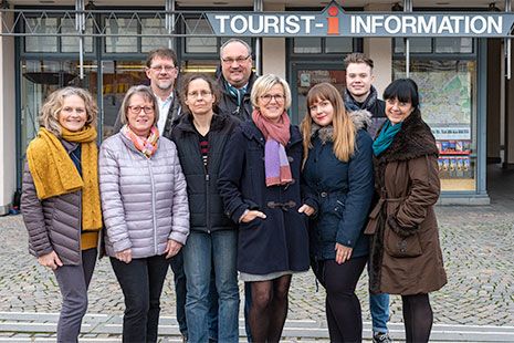 Service & Infos - Team der Tourist-Information und Touristik (Foto: Till Benzin)