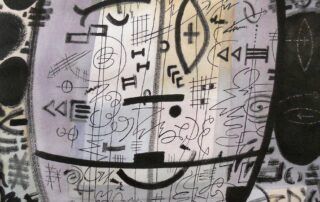 Elfie van Treeck, Inspiration (Antikriegsbild), 1990