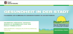 Fachabend Gesundheit in der Stadt