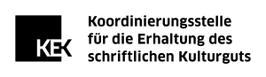 Logo KEK Koordinierungsstelle für die Erhaltung des schriftlichen Kulturguts