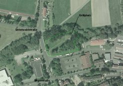 Lageplan des Grillplatzes