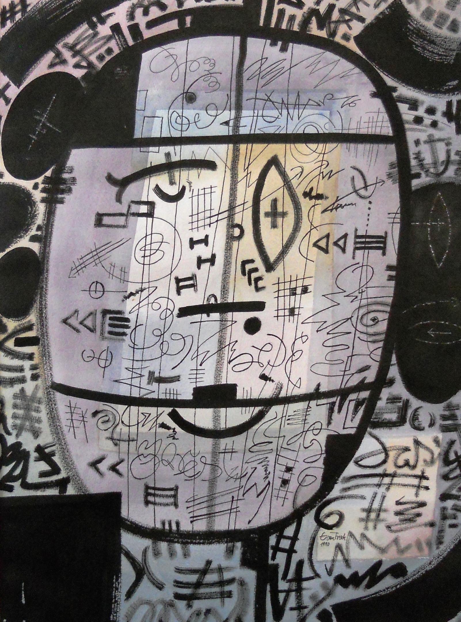 Elfie van Treeck, Inspiration (Antikriegsbild), 1990
