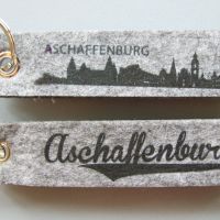 Nr. 11 | Filz-Schlüsselanhänger Skyline-Aschaffenburg | € 4,95