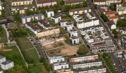 Luftbild des Wohngebietes Spessart-Gärten von Nürnberg Luftbild, Hajo Dietz