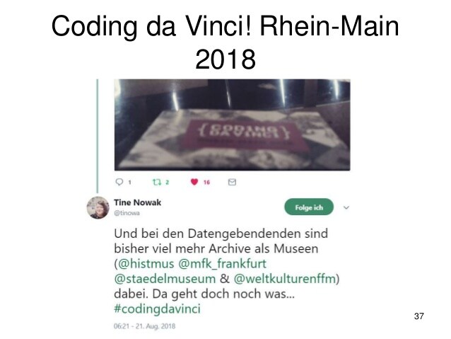 Coding da Vinci! Rhein-Main
2018
37
 
