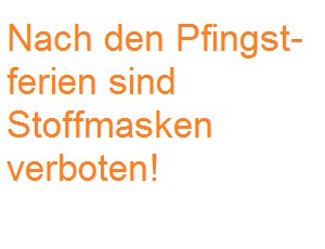 Unterricht nach Pfingsten