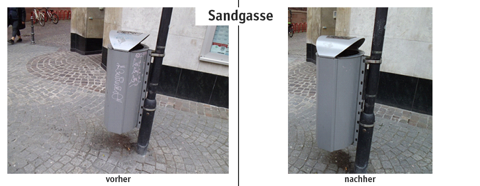 Innenstadtreinigung Sandgasse