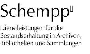 Logo Schempp Dienstleistungen für die Bestandserhaltung in Archiven, Bibliotheken und Sammlungen