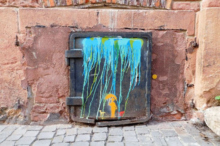 Graffiti Kleine Metzgergasse ©W. Gulder