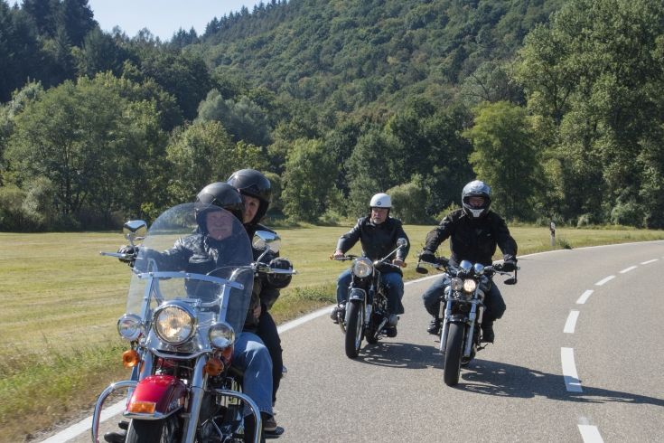 Motorrad fahren im Spessart, Foto: Spessart-Mainland, Holger Leue