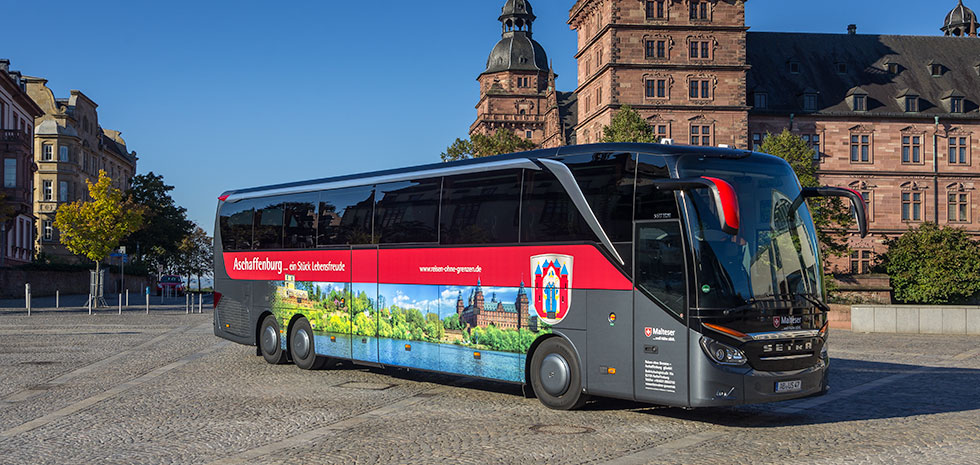 Busparkplatzplan Aschaffenburg