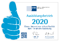 IHK Zertifikat Ausbildungsbetrieb 2020