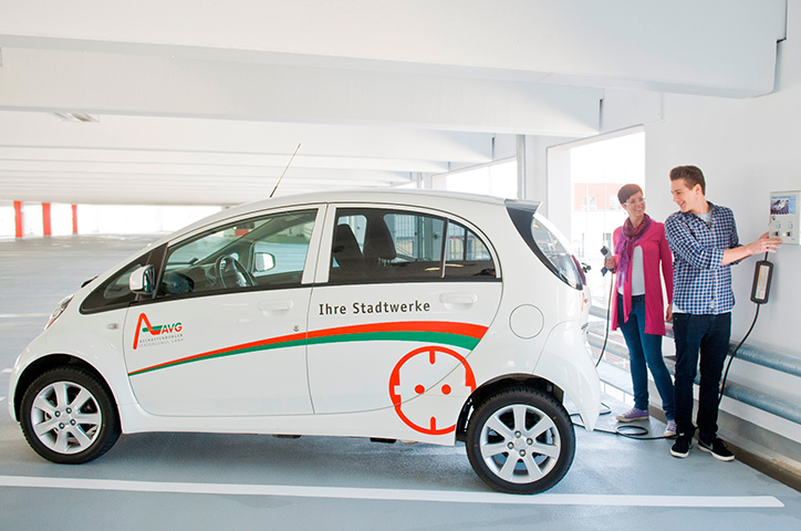 Stellpl&auml;tze f&uuml;r Elektromobile
