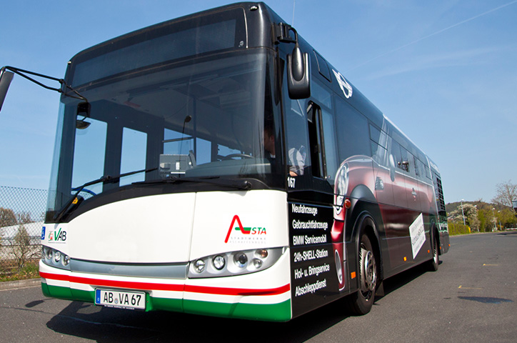 Werbetr&auml;ger Bus