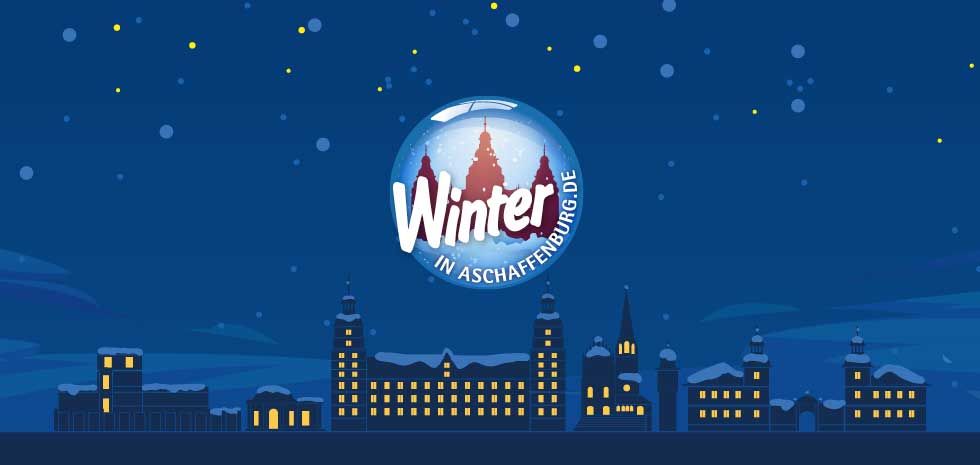 Winter in Aschaffenburg (Illustration: Till Benzin)