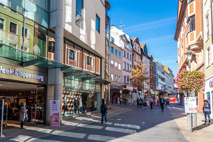 Shopping in der Innenstadt