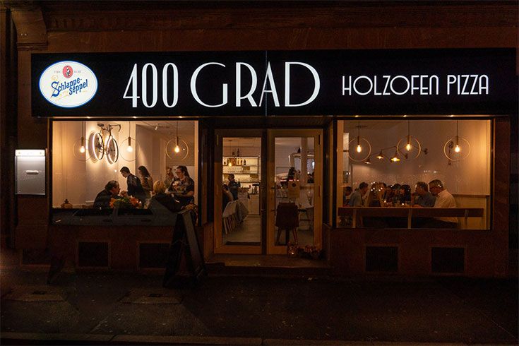 400 Grad Holzofen Pizza
