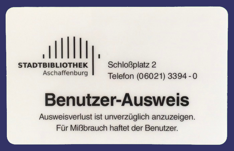 Vorderseite des Benutzerausweises