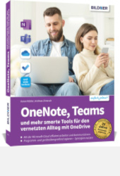 Buchcover OneNote, Teams und mehr smarte Tools für den vernetzten Alltag mit OneDrive