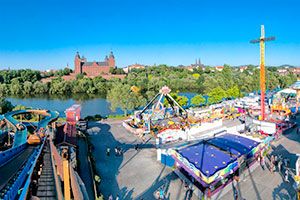 Überblick Volksfest Aschaffenburg (Foto: Till Benzin)