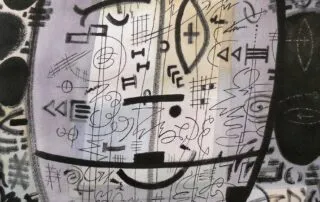 Elfie van Treeck, Inspiration (Antikriegsbild), 1990