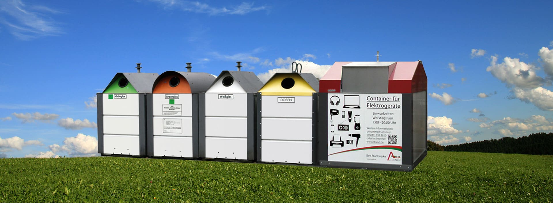 Bild von Containern