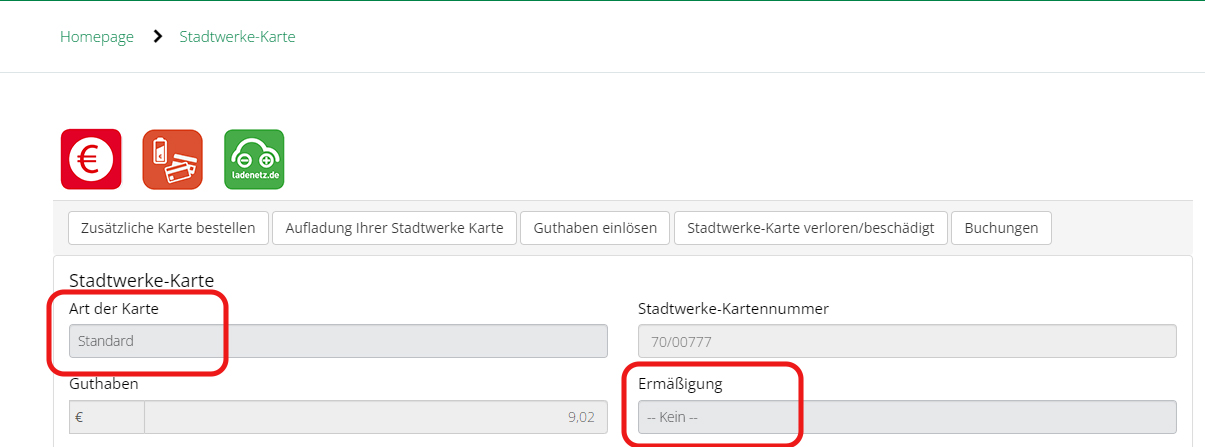 Screenshot Berechtigungen