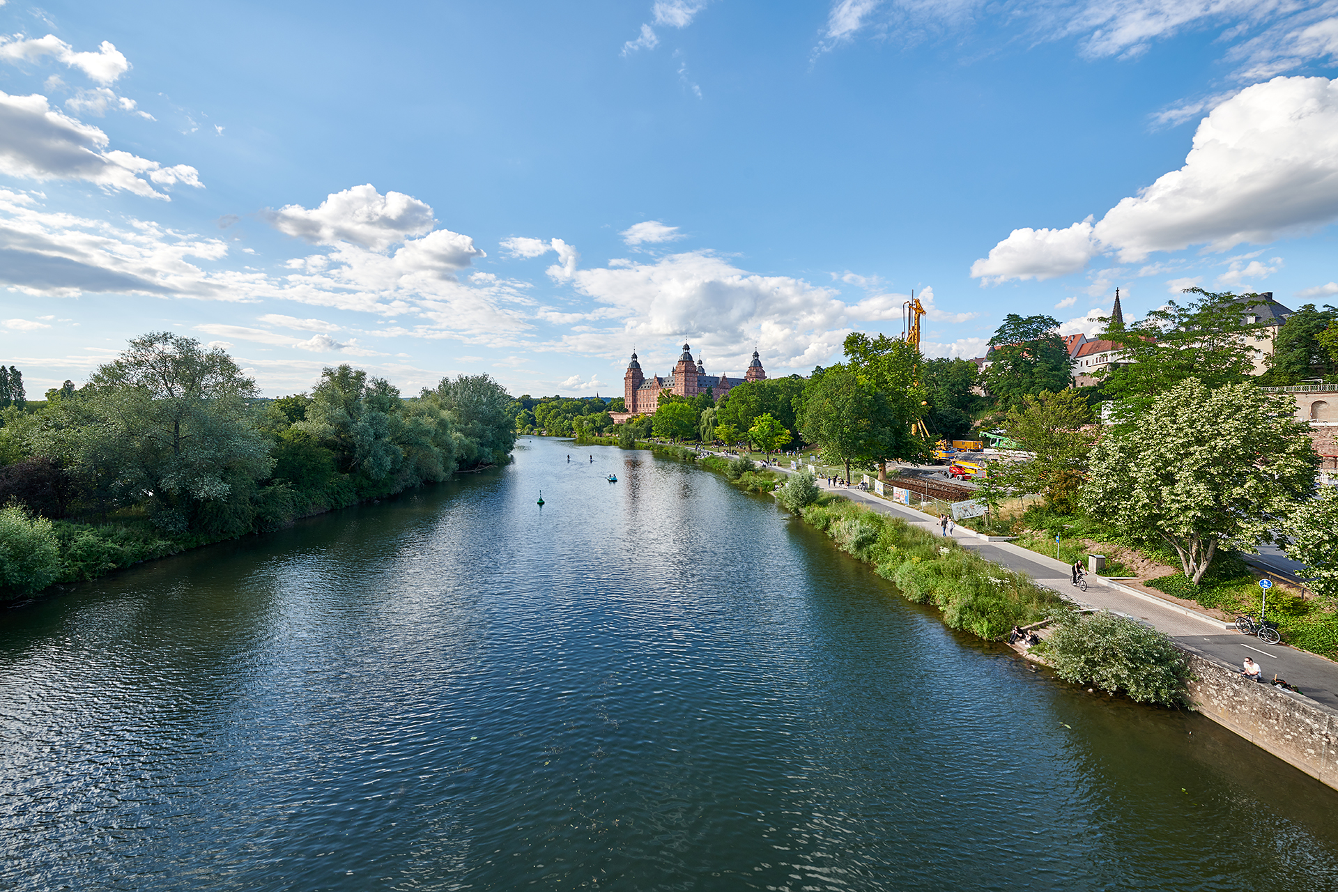 1. Blick von der Willigisbrücke