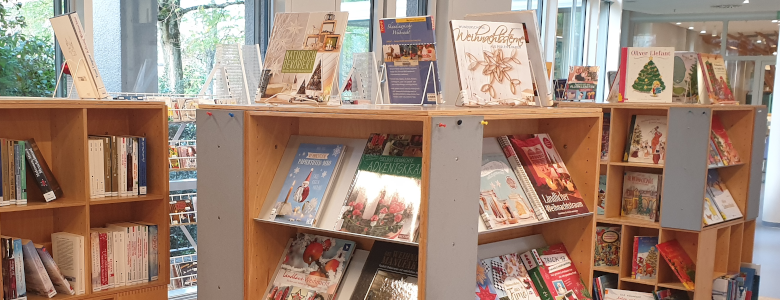 Büchermarkt im Erdgeschoss