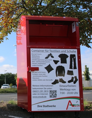 Foto Altkleidercontainer