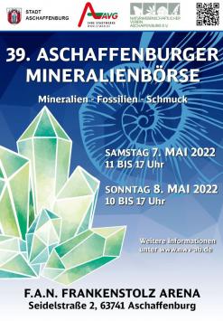  Plakat der Aschaffenburger Mineralienbörse