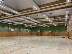 Neue LED-Beleuchtung in der Erbighalle