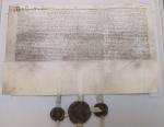  Urkunde Schöffen und Ratsmitglieder der Stadt Aschaffenburg 
