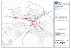 Lärmaktionsplan 2017: Kartierungsnetz Straße