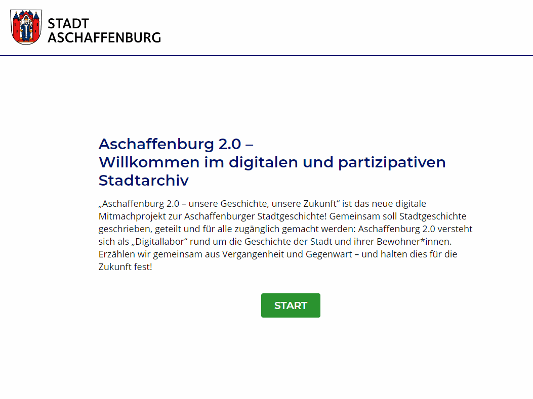 Landingpage Aschaffenburg 2.0