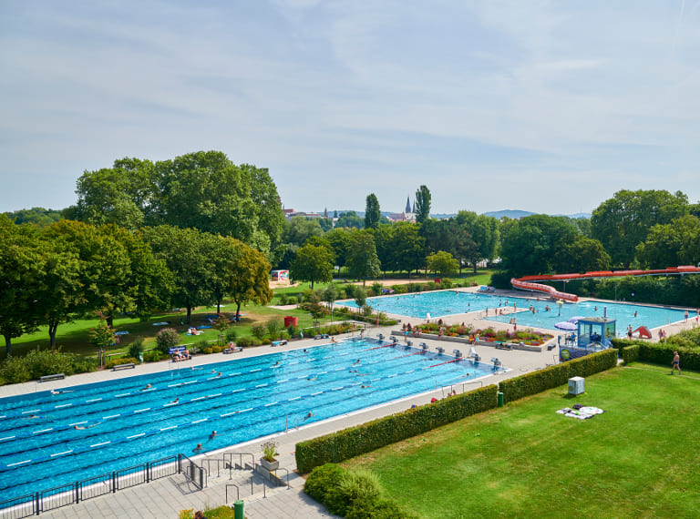 Luftaufnahme Freibad