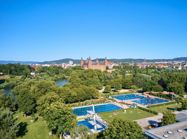 Luftaufnahme Freibad