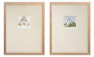 Ols Kirke und Østerlarskirke   (864ab, Klinkig)
