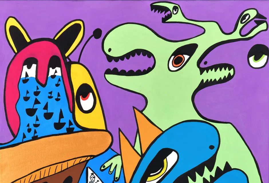 Dino Calendula und Dita Trashr