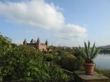 Schloss Johannisburg aus Sicht des Pompejanums